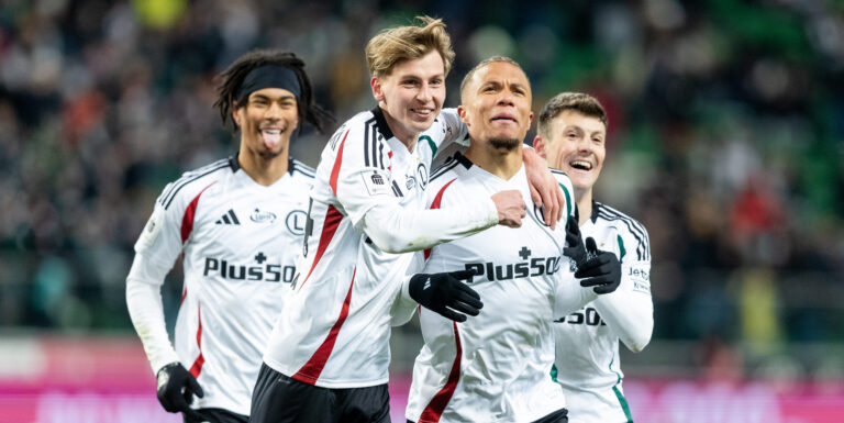 2025.02.15 Warszawa
pilka nozna PKO Ekstraklasa sezon 2024/2025
Legia Warszawa - Puszcza Niepolomice
N/z Maxi Oyedele (Legia), Jan Ziolkowski (Legia), Steve Kapuadi (Legia), Marc Gual (Legia), radosc
Foto Tomasz Jastrzebowski / Foto Olimpik / PressFocus

2025.02.15 Warszawa
Football - Polish PKO Ekstraklasa season 2024/2025
Legia Warszawa - Puszcza Niepolomice
Maxi Oyedele (Legia), Jan Ziolkowski (Legia), Steve Kapuadi (Legia), Marc Gual (Legia), radosc
Credit: Tomasz Jastrzebowski / Foto Olimpik / PressFocus