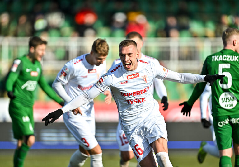 2025.02.16 Grodzisk Wielkopolski
Pilka nozna Betclic 1 Liga sezon 2024/2025
Warta Poznan - GKS Tychy
N/z Bramka gol radosc Jakub Budnicki
Foto Lukasz Sobala / PressFocus

2025.02.16 Grodzisk Wielkopolski
Football Polish First League season 2024/2025
Warta Poznan - GKS Tychy
Bramka gol radosc Jakub Budnicki
Credit: Lukasz Sobala / PressFocus
