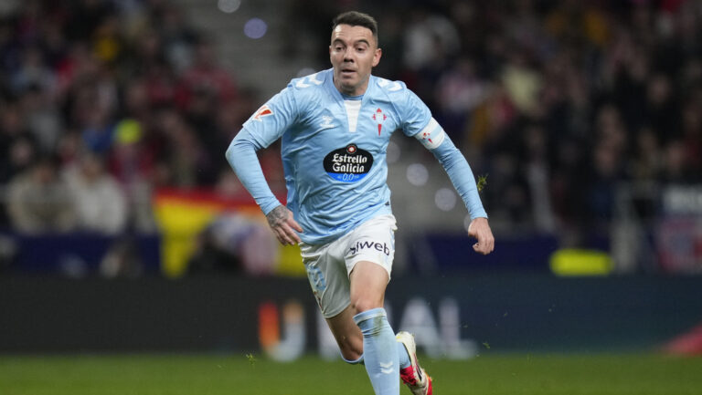 Iago Aspas of RC Celta during the La Liga EA Sports match between Atletico de Madrid and RC Celta played at Riyadh Air Metropolitano Stadium on 15 Feb, 2025 in Madrid, Spain. (Photo by Cesar Cebolla / PRESSINPHOTO)
2025.02.15 Madryt
pilka nozna liga hiszpanska
Atletico Madryt - Celta Vigo
Foto Cesar Cebolla/PRESSINPHOTO/SIPA USA/PressFocus

!!! POLAND ONLY !!!