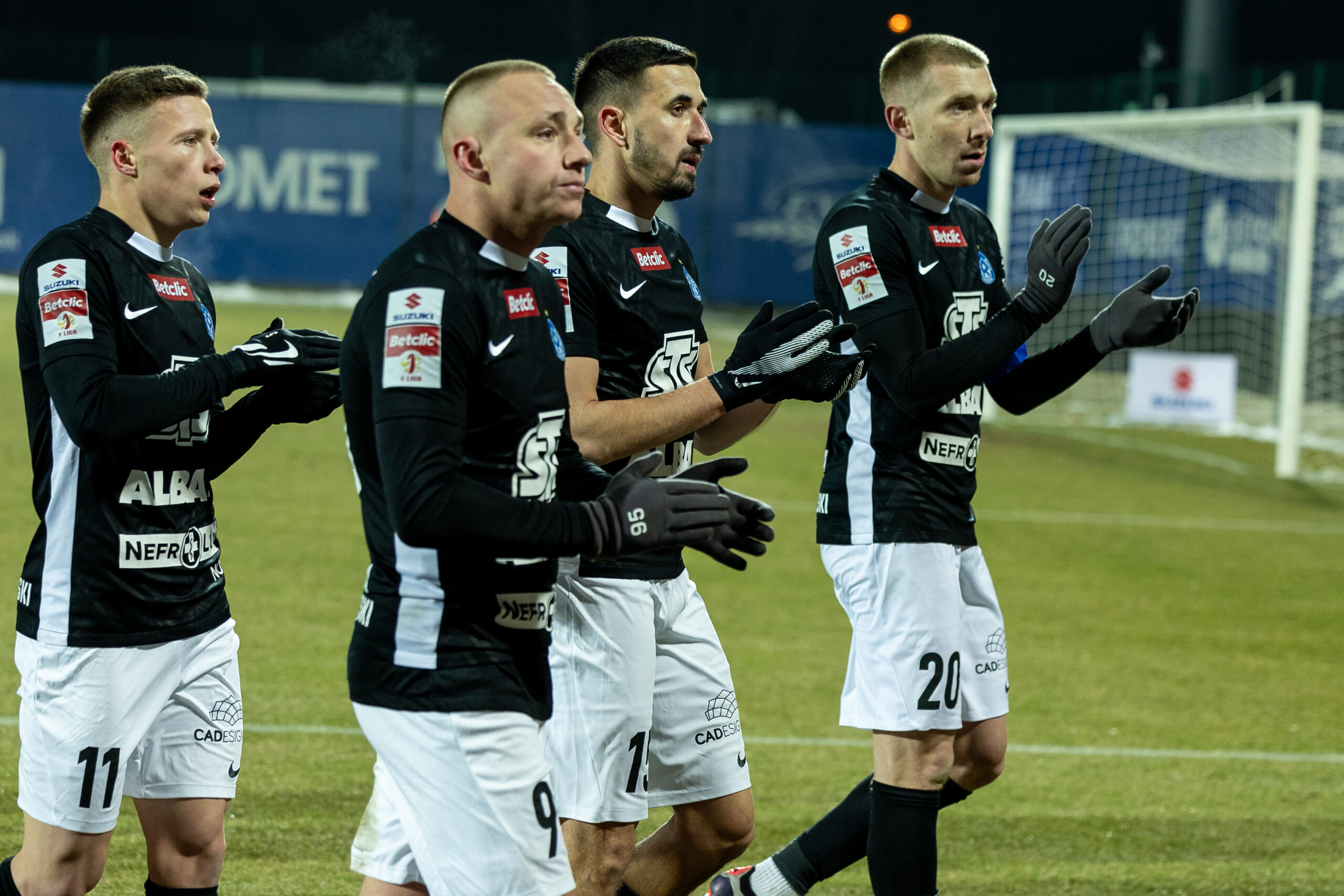 2025.02.17 Siedlce
pilka nozna 1. liga  2024/2025
Pogon Siedlce - Ruch Chorzow
N/z Pilkarze Ruchu po meczu
Foto Tomasz Jastrzebowski / Foto Olimpik / PressFocus

2025.02.17 Siedlce
Football - 1st league 2024/2025
Pogon Siedlce - Ruch Chorzow
Pilkarze Ruchu po meczu
Credit: Tomasz Jastrzebowski / Foto Olimpik / PressFocus