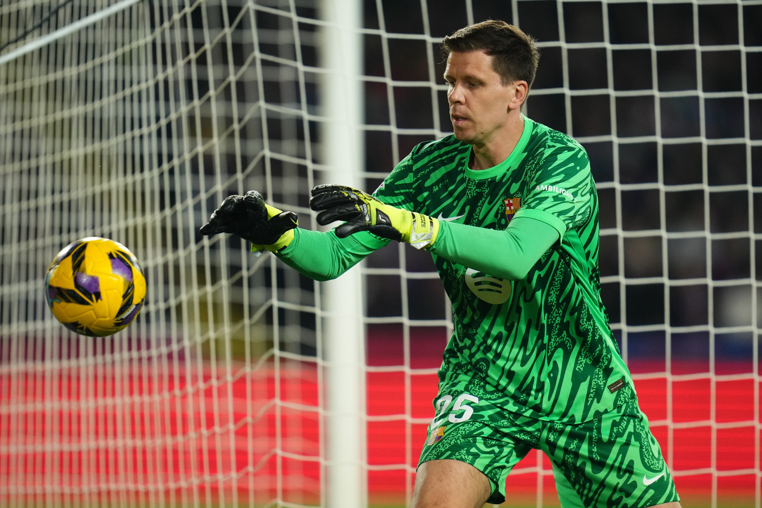 Wojciech Szczesny of FC Barcelona during the La Liga EA Sports match between FC Barcelona and Rayo Vallecano played at Lluis Companys Stadium on February 17, 2025 in Barcelona, Spain. (Photo by Bagu Blanco / PRESSINPHOTO)
2025.02.18 Barcelona
pilka nozna liga hiszpanska
FC Barcelona - Rayo Vallecano
Foto Bagu Blanco/PRESSINPHOTO/SIPA USA/PressFocus
!!! POLAND ONLY !!!