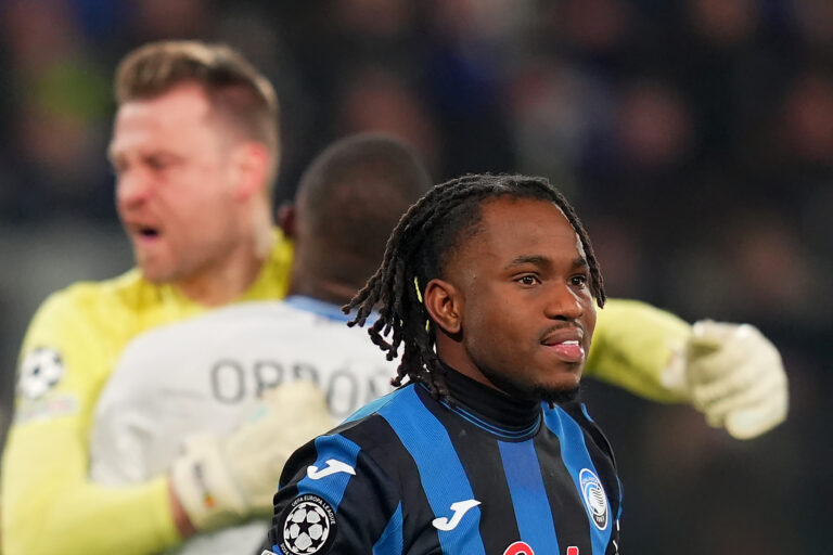 AtalantaÕs Ademola Lookman ( penalty missed ) BruggeÕs goalkeeper Simon Mignolet during the Uefa Champions League soccer match between Atalanta BC and Club Brugge at Gewiss Stadium in Bergamo, north Italy - Tuesday , February 18 , 2025. Sport - Soccer . (Photo by Spada/LaPresse) (Photo by Spada/LaPresse/Sipa USA)
2025.02.18 Bergamo
pilka nozna Liga Mistrzow
Atalanta Bergamo - Club Brugge
Foto Spada/LaPresse/SIPA USA/PressFocus

!!! POLAND ONLY !!!