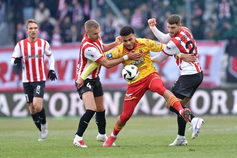 2025.02.23 Krakow
Pilka nozna , PKO BP Ekstraklasa sezon 2024/25
Cracovia Krakow - Jagiellonia Bialystok
N/z Mikkel Maigaard, Gustav Henriksson, Mohamed Lamine Diaby-Fadiga, Arttu Hoskonen
Foto Krzysztof Porebski / PressFocus

2025.02.23 Krakow
Football Polish top league , 2024/2025 season
Cracovia Krakow - Jagiellonia Bialystok
Mikkel Maigaard, Gustav Henriksson, Mohamed Lamine Diaby-Fadiga, Arttu Hoskonen
Credit: Krzysztof Porebski / PressFocus