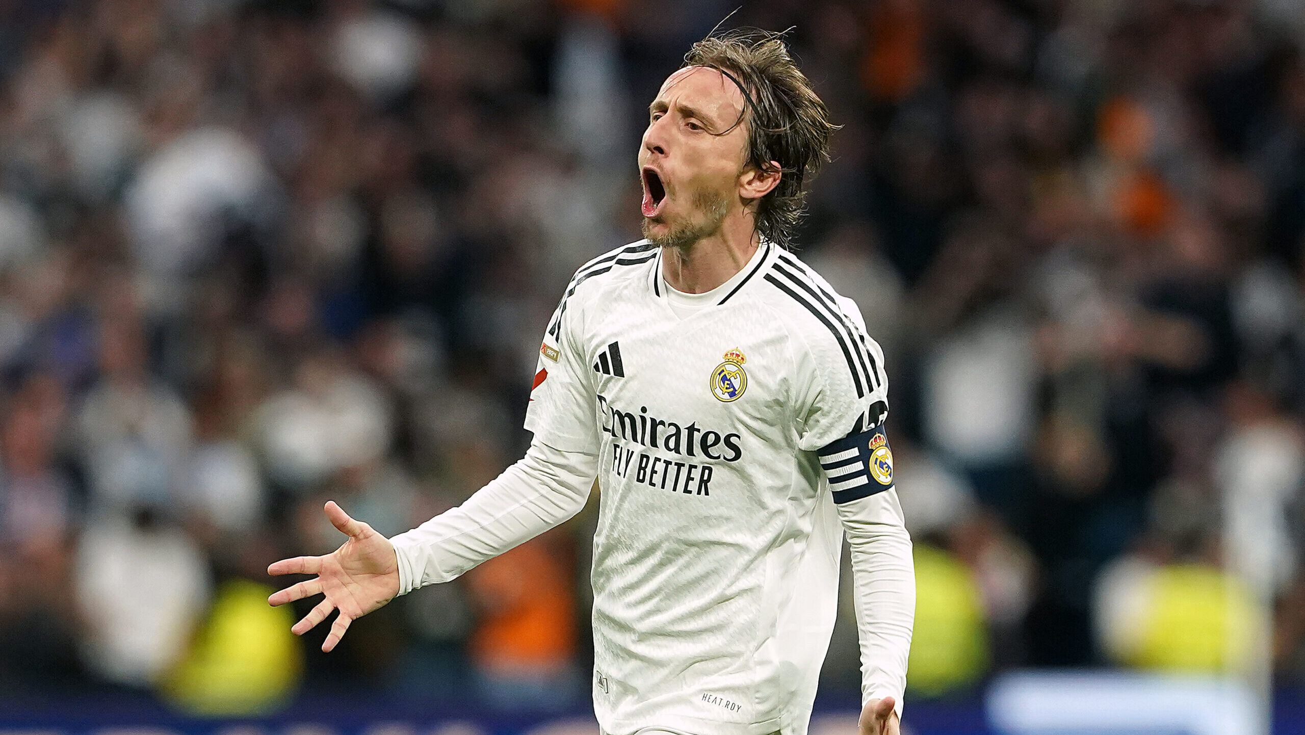 Real Madrid&#039;s Luka Modric celebrates goal during La Liga match. February 23, 2025. (Photo by Acero/Alter Photos/Sipa USA)
2025.02.23 Madryt
pilka nozna liga hiszpanska
Real Madryt - Girona FC
Foto Alter Photos/SIPA USA/PressFocus

!!! POLAND ONLY !!!