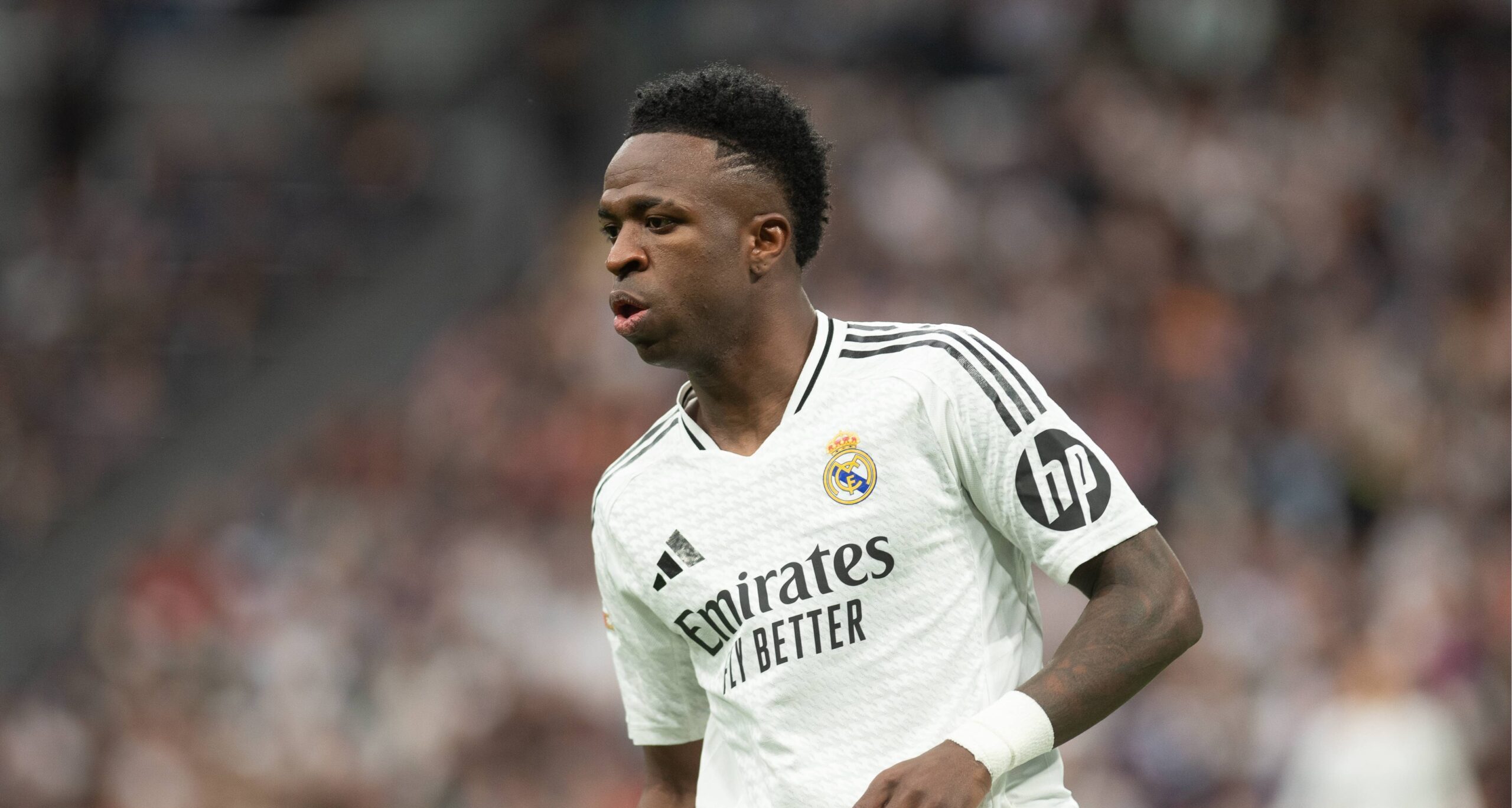 Spanish La Liga EA Sports soccer match Real Madrid vs Girona at Santiago Bernabeu Stadium in Madrid, 23 February 2025
Vinicius Jr

(Photo by Cordon Press/Sipa USA)
2025.02.23 Madryt
pilka nozna liga hiszpanska
Real Madryt - Girona FC
Foto Cordon Press/SIPA USA/PressFocus

!!! POLAND ONLY !!!