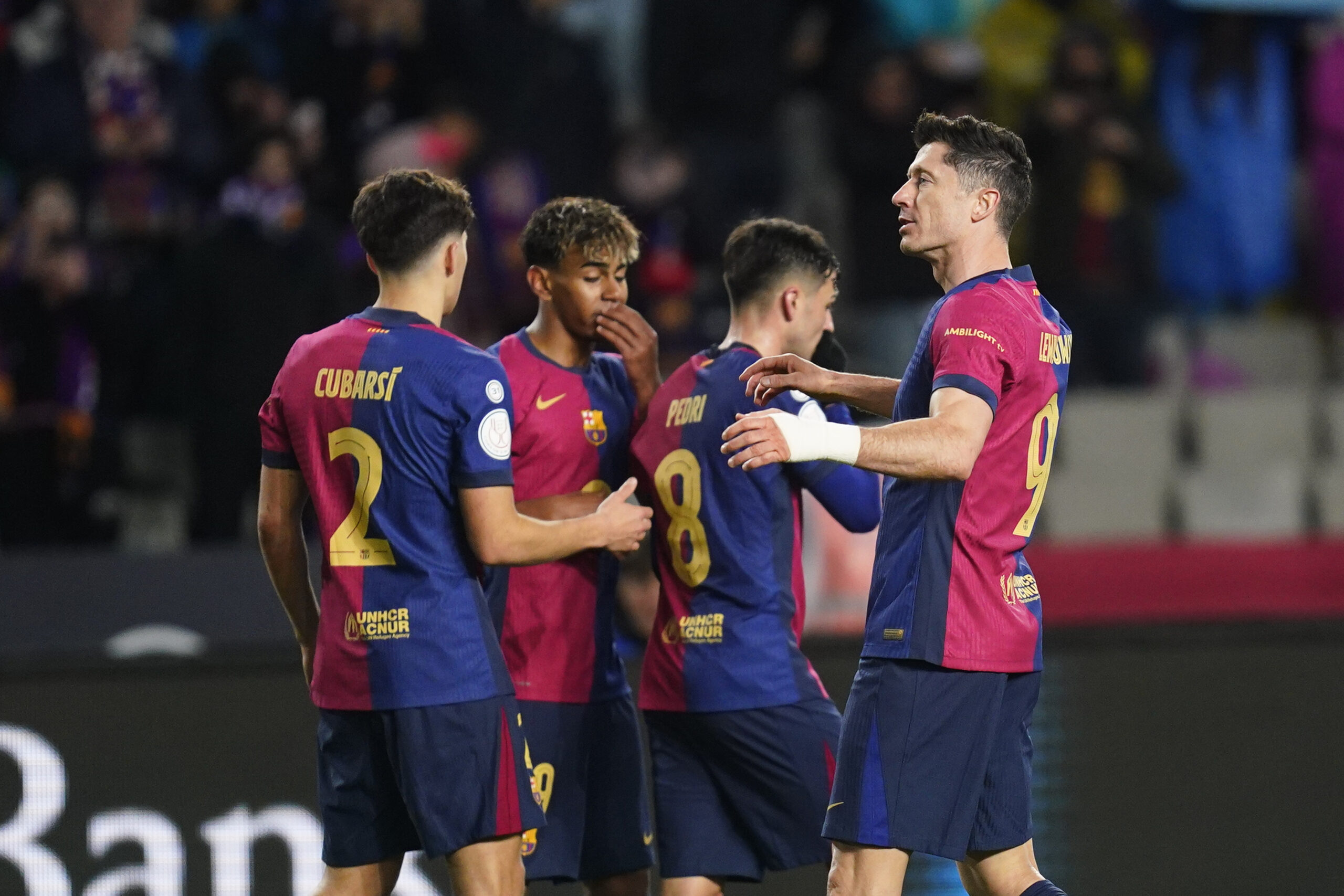 Barcelona, Spain, Season 2024/2025, La Liga EA Sports, Matchday 24, FC Barcelona v Rayo Vallecano, LLuis Companys Stadium, 17 February 2025Robert Lewandowski of FC Barcelona CELEBRATES THE 4-2 during the Copa del Rey match, Semi-finals, leg 1, between FC Barcelona and Atletico de Madrid played at Lluis Companys Stadium on February 25, 2025 in Barcelona, Spain. (Photo by Sergio Ruiz / Imago)  (Photo by pressinphoto/Sipa USA)
2025.02.25 Barcelona
pilka nozna Puchar Krola
FC Barcelona - Atletico Madryt
Foto Pressinphoto/SIPA USA/PressFocus

!!! POLAND ONLY !!!