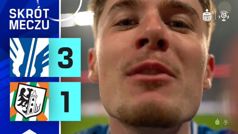 SKRÓT MECZU: Lech Poznań 3:1 Zagłębie Lubin