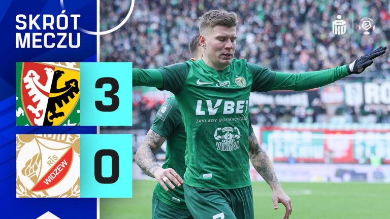 SKRÓT MECZU: Śląsk Wrocław 3:0 Widzew Łódź