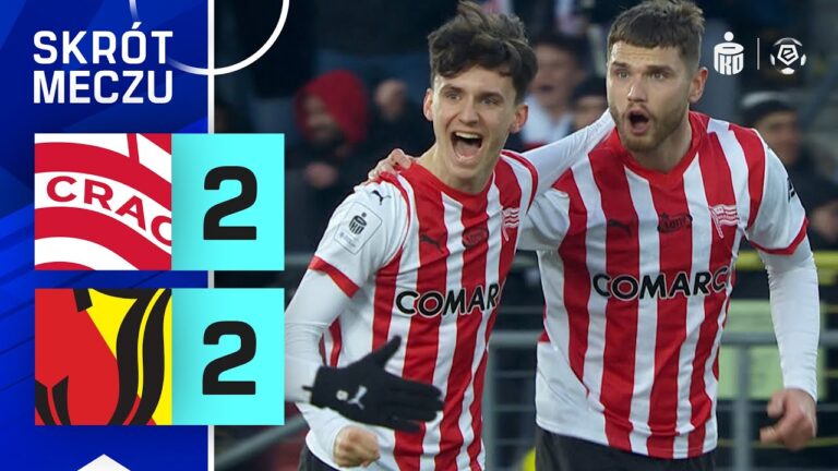 SKRÓT MECZU: Cracovia 2:2 Jagiellonia Białystok