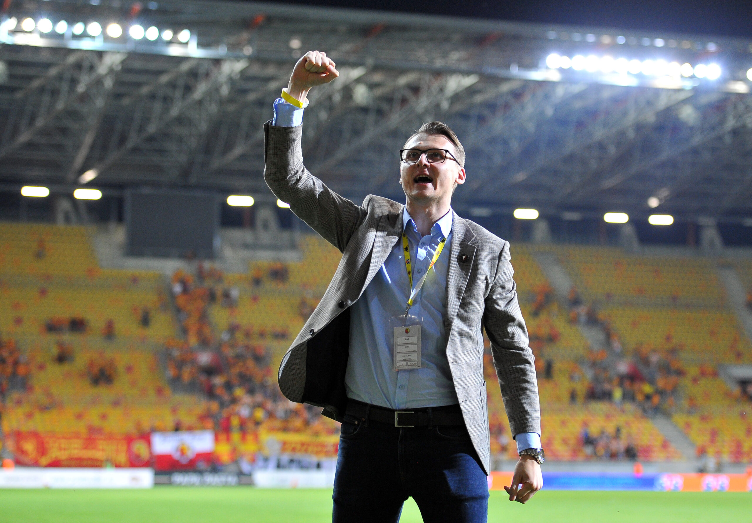 2022.07.22 Bialystok
Pilka nozna PKO Ekstraklasa Sezon 2022/2023
Jagiellonia Bialystok - Widzew Lodz
N/z Michal Rydz wiceprezes Widzewa
Foto Norbert Barczyk / PressFocus

2022.07.22 Bialystok
Football Polish League PKO Ekstraklasa Season 2022/2023
Michal Rydz wiceprezes Widzewa
Credit: Norbert Barczyk / PressFocus
