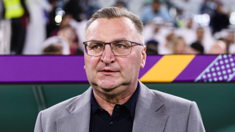 Al Thumama Stadium Head Coach Czeslaw Michniewicz of Poland during a match between France and Poland, valid for the round of 16 of the World Cup, held at Al Thumama Stadium in Doha, Qatar. (Marcio Machado/SPP) (Photo by Marcio Machado/SPP/Sipa USA)
2022.12.04 doha
Pilka nozna Mistrzostwa Swiata w Katarze Katar 2022
Francja - Polska
Foto Marcio Machado/SPP/SIPA USA/PressFocus

!!! POLAND ONLY !!!
