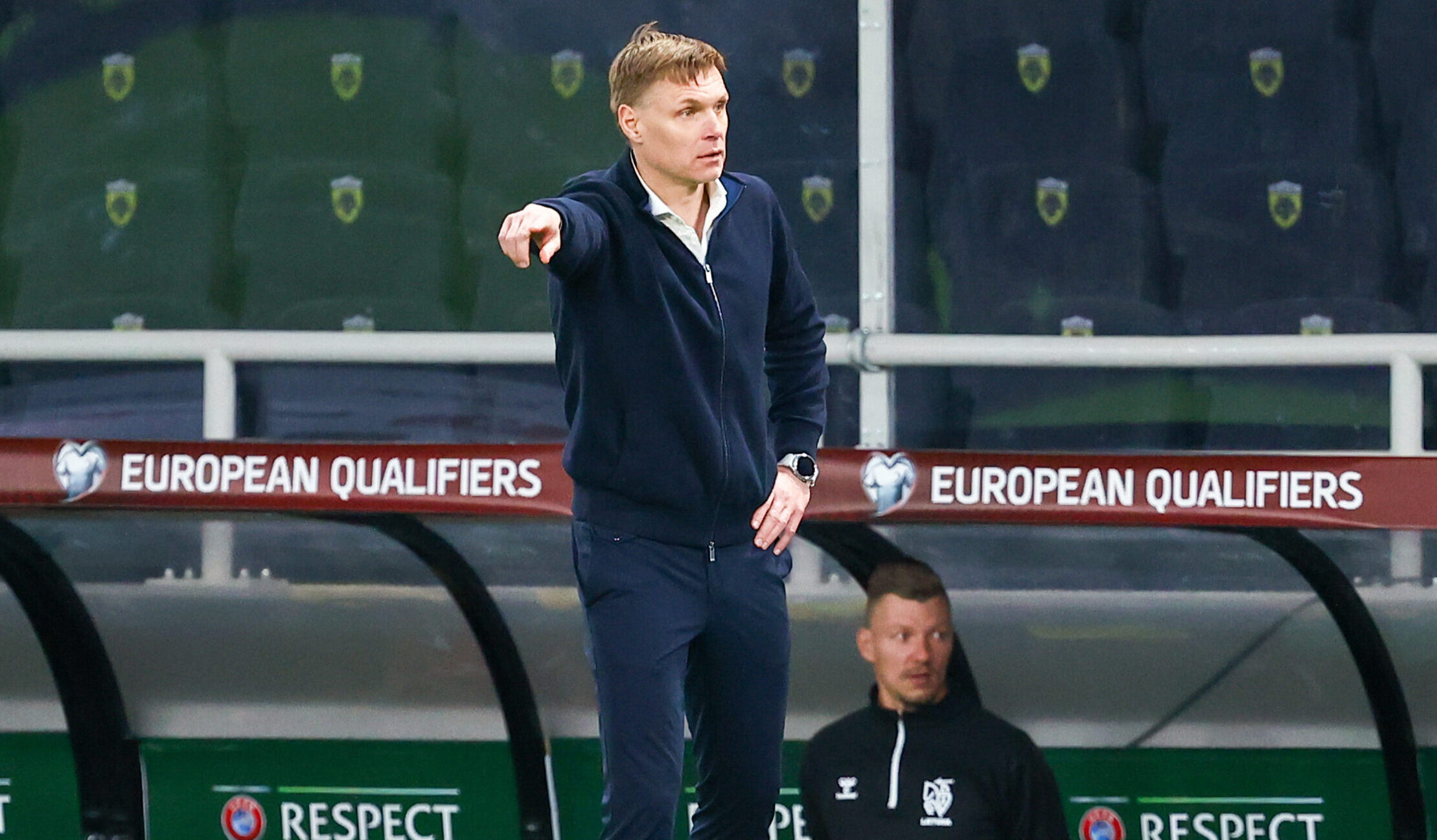 Edgaras Jankauskas coach  of Lithuania during the International Friendly match at OPAP Arena, Athens
Picture by Yannis Halas/Focus Images Ltd +353 8725 82019
26/03/2023

27.03.2023 Athens
pilka nozna mecz towarzyski
Grecja - Litwa
Foto Yannis Halas  / Focus Images / MB Media / PressFocus 
POLAND ONLY!!