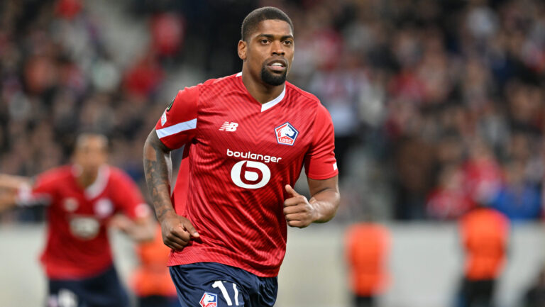Ivan Cavaleiro (17) of Lille pictured during the Uefa Conference League Quarter final round - second leg game in the 2023-2024 season between Lille OSC and Aston Villa on April 18 , 2024 in Lille, France. (Photo by David Catry / Isosport/Content Curation/Sipa USA)
2024.04.18 Lille
pilka nozna , liga Konferencji Europy
Lille OSC - Aston Villa
Foto David Catry/Isosport/Content Curation/SIPA USA/PressFocus

!!! POLAND ONLY !!!