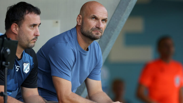 HNK Rijeka Head Coach Zeljko Sopic during third qualifying round, 1st leg, UEFA Europa League match between HNK Rijeka and IF Elfsborg at HNK Rijeka Stadium in Rijeka, Croatia on August 8, 2024. Photo: Nel Pavletic/PIXSELL/Sipa USA
2024.08.08 Rijeka
pilka nozna UEFA Liga Europy
HNK Rijeka - IF Elfsborg
Foto Nel Pavletic/PIXSELL/SIPA USA/PressFocus

!!! POLAND ONLY !!!