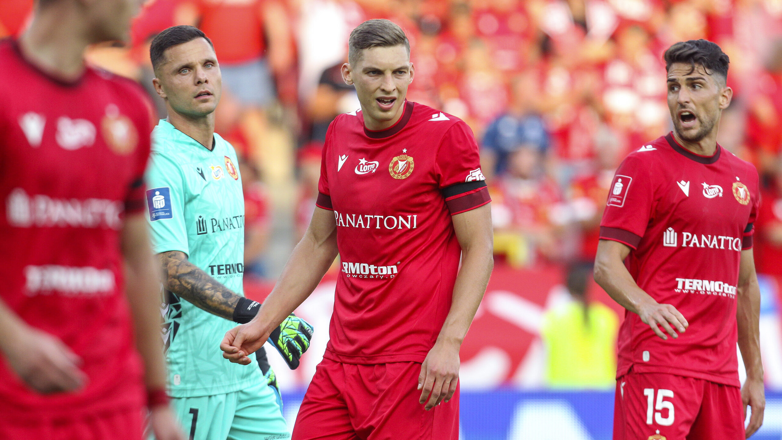 2024.08.23 LODZ STADION MIEJSKI ALEJA PILSUDSKIEGO
MECZ PILKA NOZNA PKO BANK POLSKI EKSTRAKLASA
WIDZEW LODZ vs RADOMIAK RADOM
N/Z RAFAL GIKIEWICZ MATEUSZ ZYRO
FOTO: Artur Kraszewski / Press Focus