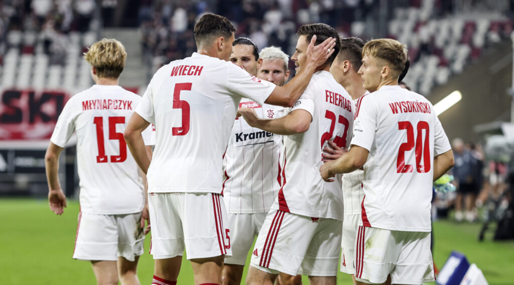 2024.09.17  LODZ STADION MIEJSKI ALEJA UNII
MECZ PILKA NOZNA BETCLIC 1 LIGA
LKS LODZ vs WISLA KRAKOW
N/Z STEFAN FEIERTAG LUKASZ WIECH
Foto Artur Kraszewski / APPA / PressFocus