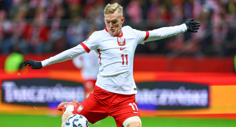 2024.11.18 Warszawa
pilka nozna UEFA Liga Narodow
Polska - Szkocja
N/z Karol Swiderski
Foto Pawel Andrachiewicz / PressFocus

2024.11.18 Warsaw
Football - UEFA Nations League
Poland - Scotland
Karol Swiderski
Credit: Pawel Andrachiewicz / PressFocus