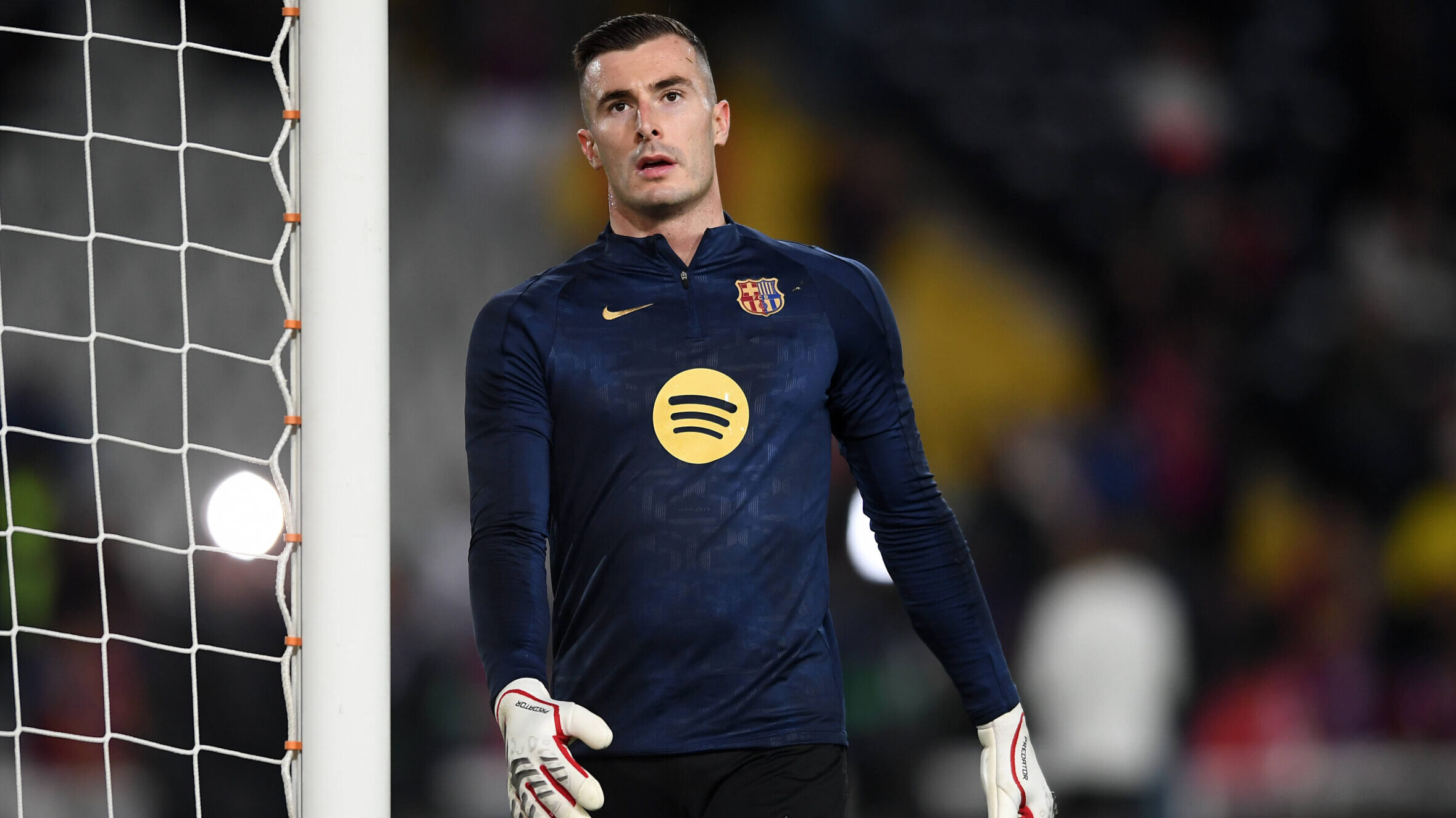 FC Barcelona, Barca v CD LEGANES. OLIMPIC STADIUM LLUIS COMPANYS. MONTJUIC,BARCELONA. DECEMBER 15,2024 FC BARCELONA vs CD LEGANES. December 15,2024 Inaki Pena 13 goalkeeper of FC Barcelona warms up before the match between FC Barcelona and CD Leganes corresponding to the seventeen day of La Liga EA Sports at Olimpic Stadium Lluis Companys of Montjuic in Barcelona, Spain. Barcelona ESP Copyright: xS.xRosx
2024.12.15 Barcelona
pilka nozna liga hiszpanska
FC Barcelona - CD Leganes
Foto IMAGO/PressFocus

!!! POLAND ONLY !!!