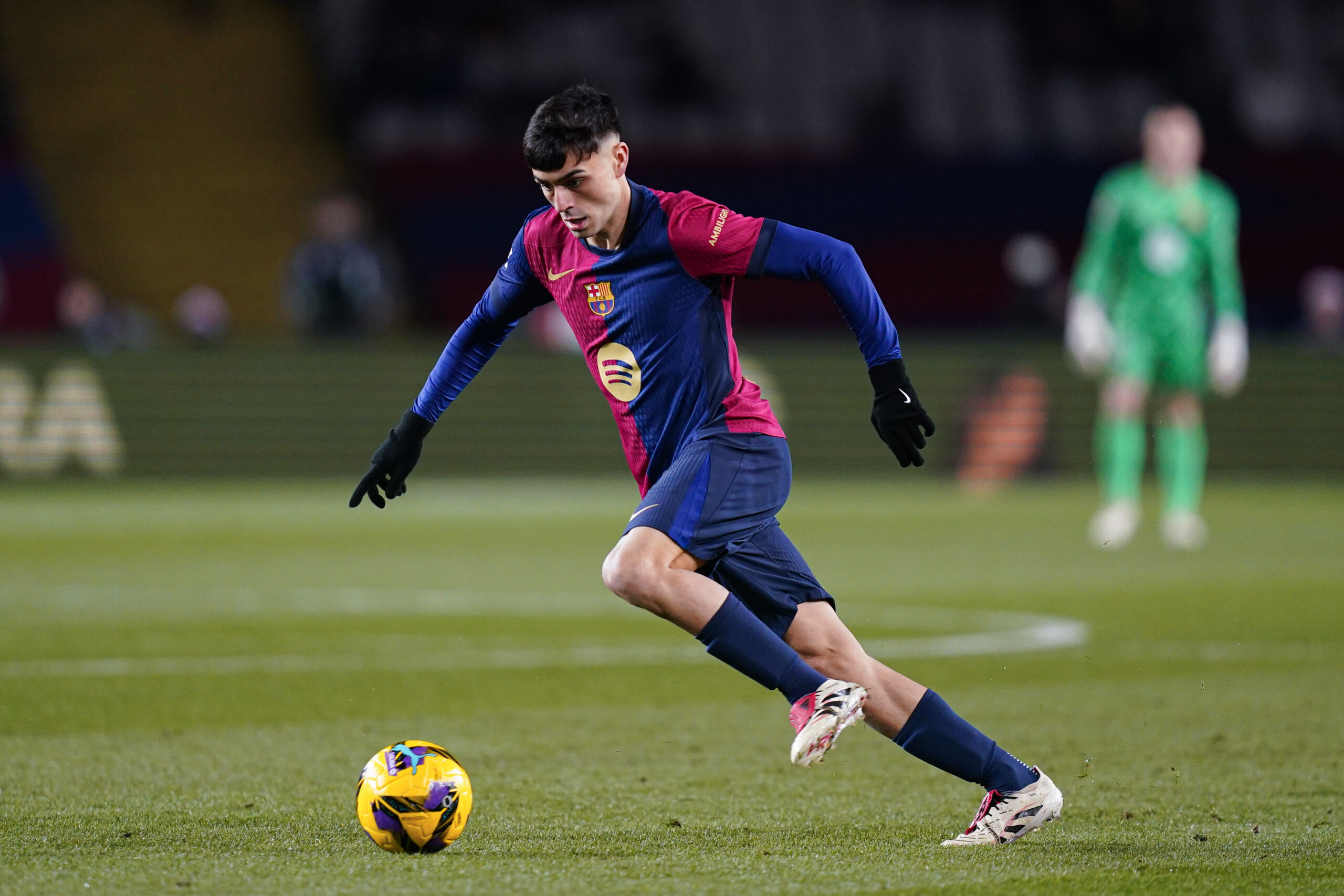 Pedro Gonzalez Pedri of FC Barcelona during the La Liga EA Sports match between FC Barcelona and Atletico de Madrid played at Lluis Companys Stadium on December 21, 2024 in Barcelona, Spain. (Photo by Sergio Ruiz / Imago)  (Photo by pressinphoto/Sipa USA)
2024.12.21 Barcelona
pilka nozna liga hiszpanska
FC Barcelona - Atletico Madryt
Foto Sergio Ruiz/Imago/PRESSINPHOTO/SIPA USA/PressFocus

!!! POLAND ONLY !!!