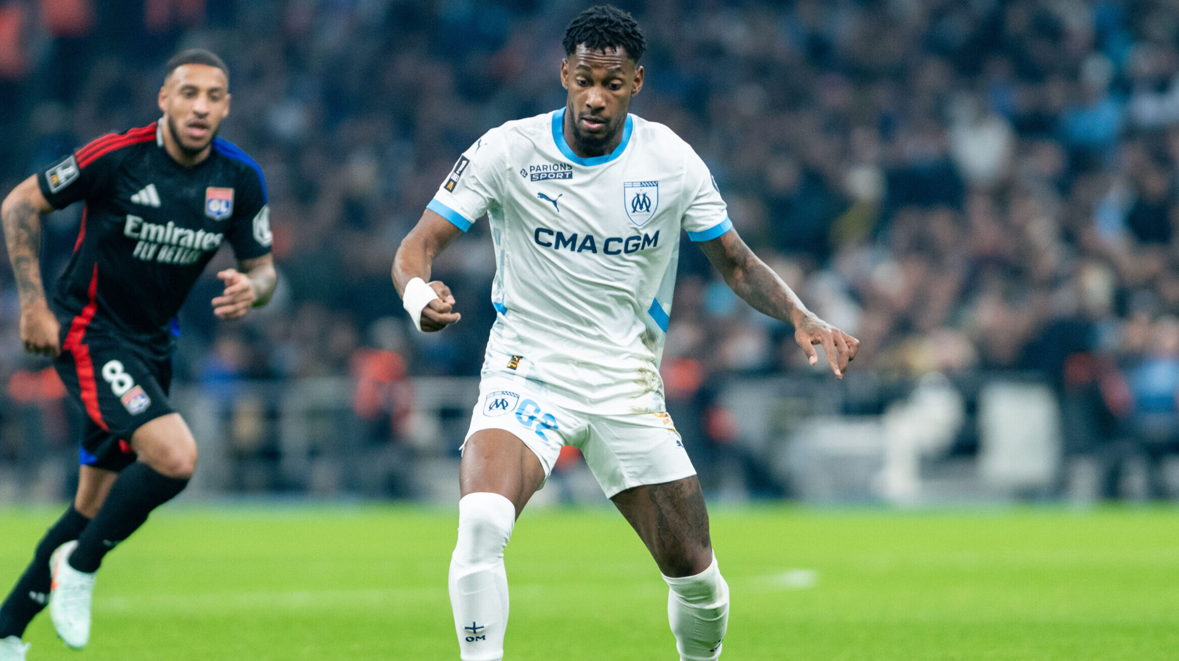 Amir Murillo of Marseille during the French championship Ligue 1 football match between Olympique de Marseille and Olympique Lyonnais on 2 February 2025 at Velodrome stadium in Marseille, France (Photo by /Sipa USA)
2025.02.02 Marsylia
pilka nozna liga francuska
Marseille - Lyon
Foto IPA/SIPA USA/PressFocus

!!! POLAND ONLY !!!