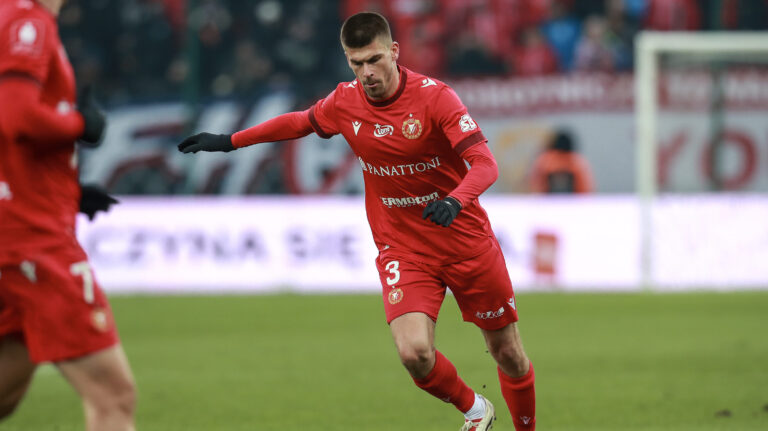 2025.02.09 Lodz 
pilka nozna PKO Ekstraklasa sezon 2024/2025 
Widzew Lodz - Cracovia Krakow 
N/z Samuel Kozlovsky
Foto Artur Kraszewski / PressFocus 

2025.02.09 Lodz 
Football - Polish PKO Ekstraklasa season 2024/2025 
Widzew Lodz - Cracovia Krakow
Samuel Kozlovsky
Credit: Artur Kraszewski / PressFocus