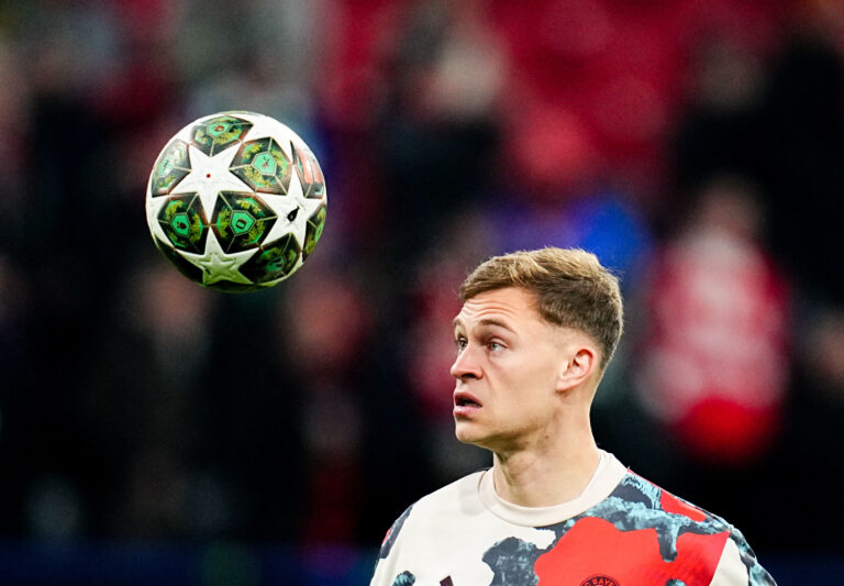February 18 2025: Joshua Kimmich of Bayern Munich  looks on during a Champions League knock out round game, FC Bayern Munich versus Celtic FC, at Allianz Areana, Munich, Germany. Ulrik Pedersen/CSM/Sipa USA (Credit Image: © Ulrik Pedersen/Cal Sport Media/Sipa USA)
2025.02.18 Monachium
pilka nozna liga mistrzow
Bayern Monachium - Celtic Glasgow
Foto Cal Sport Media/SIPA USA/PressFocus

!!! POLAND ONLY !!!