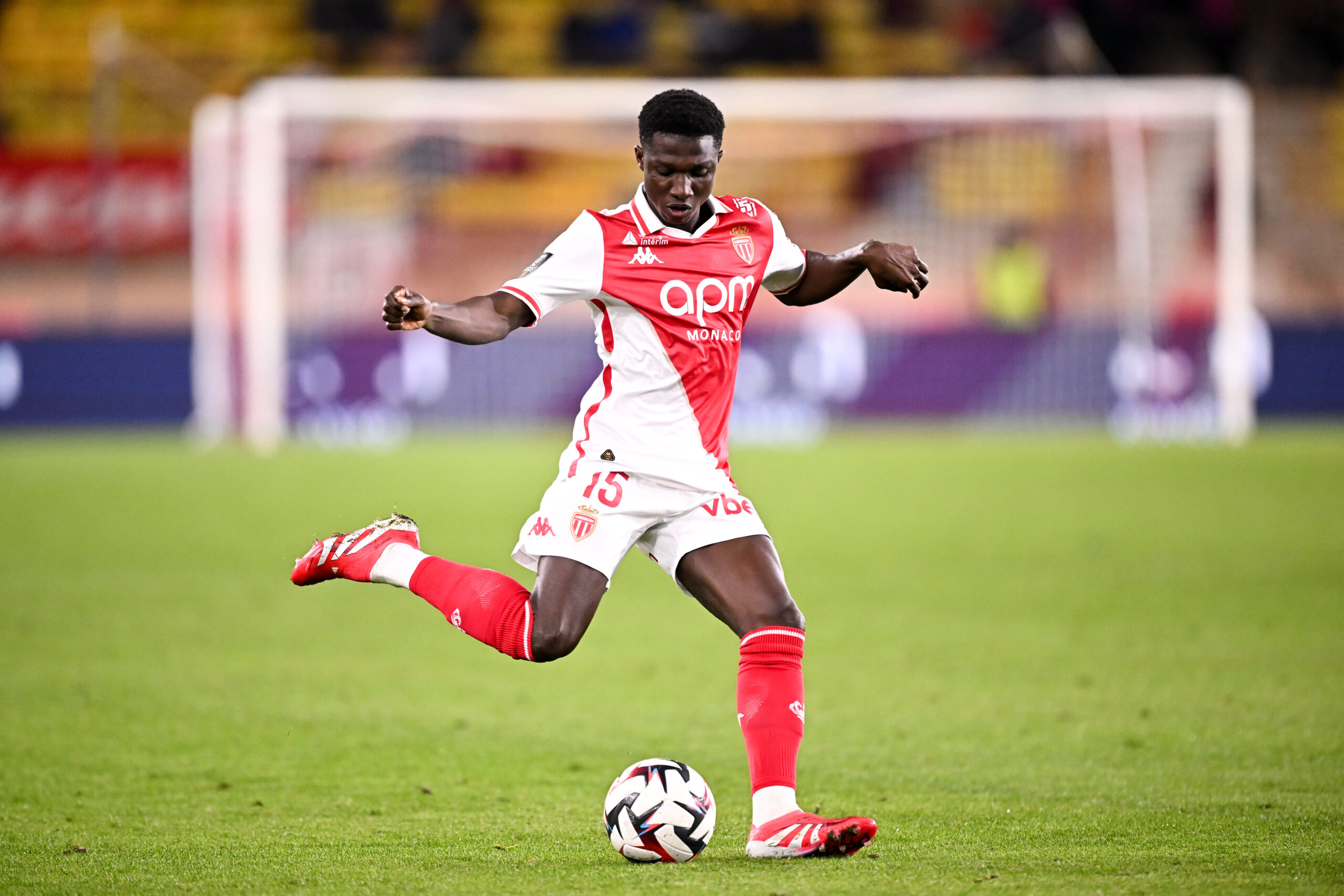 15 Lamine CAMARA (asm) during the ligue 1 McDonald&#039;s match between Monaco and Reims at Stade Louis II on February 28, 2025 in Monaco, Monaco. (Photo by Anthony Bibard/FEP/Icon Sport/Sipa USA)
2025.02.28 Monako
pilka nozna liga francuska
AS Monaco - Stade Reims
Foto Icon Sport/SIPA USA/PressFocus

!!! POLAND ONLY !!!