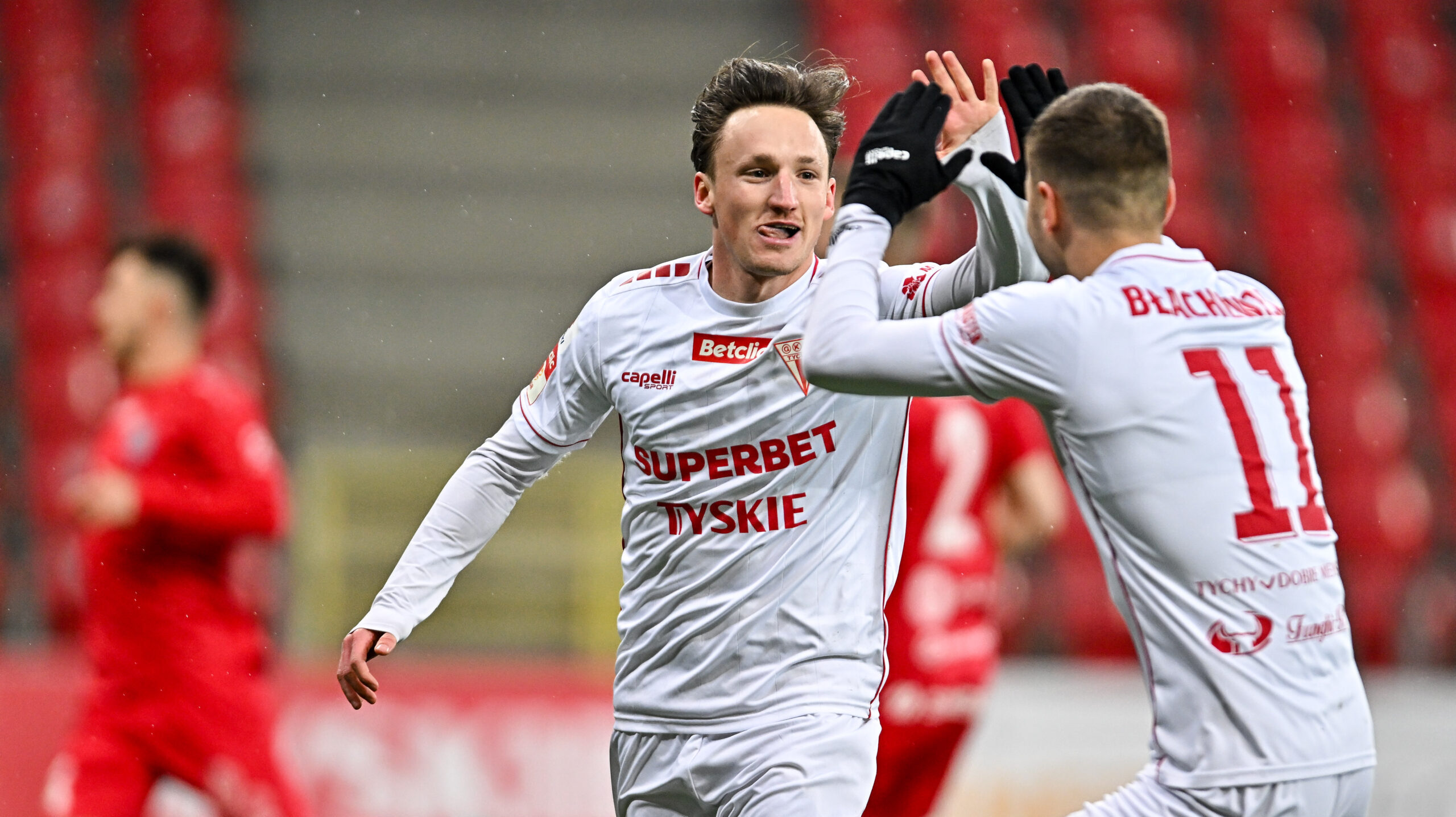 2025.03.01 Tychy
Pilka nozna Betclic 1 Liga sezon 2024/2025
Odra Opole - GKS Tychy
N/z Bramka gol radosc Julius Ertlthaler
Foto Lukasz Sobala / PressFocus

2025.03.01 Tychy
Football Polish First League season 2024/2025
Odra Opole - GKS Tychy
Bramka gol radosc Julius Ertlthaler
Credit: Lukasz Sobala / PressFocus