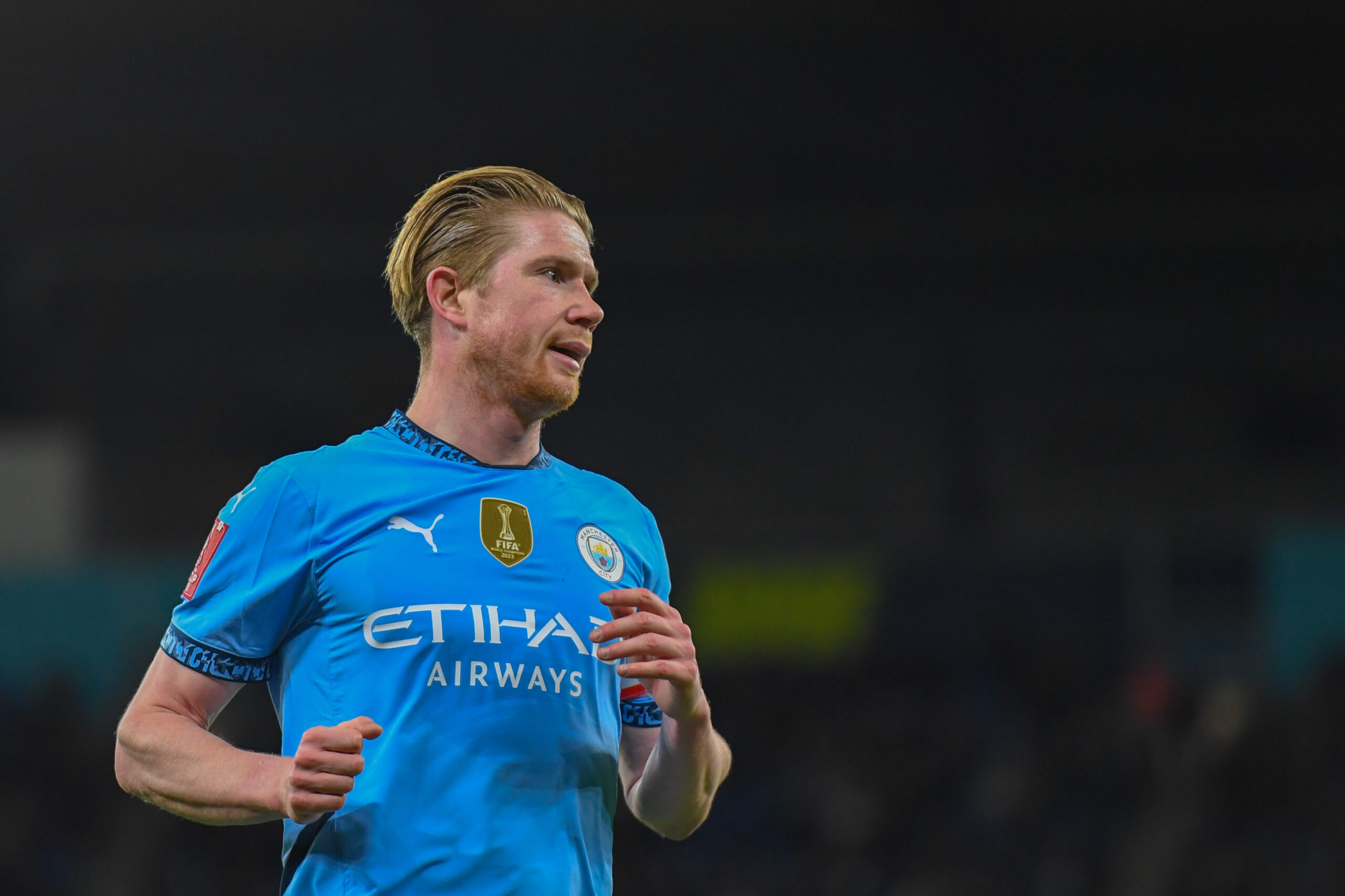 Kevin De Bruyne of Manchester City during the Emirates FA Cup Fifth Round match at the Etihad Stadium, Manchester
Picture by Karl Vallantine/Focus Images Ltd 07712 695755
01/03/2025

01.03.2025 Manchester
pilka nozna puchar anglii
Manchester City - Plymouth Argyle
Foto Karl Vallantine  / Focus Images / MB Media / PressFocus 
POLAND ONLY!!