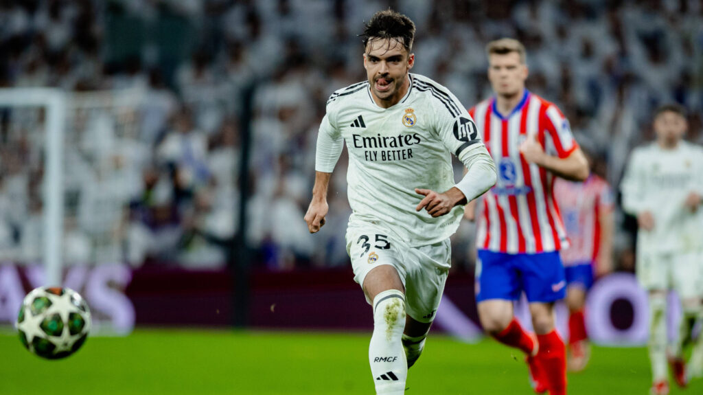 Real Madrid CF vs Atletico de Madrid - UEFA Champions League - 04/03/2025 Raul Asencio of Real Madrid CF in action during the UEFA Champions League match between Real Madrid CF and Atletico de Madrid at Estadio Santiago Bernabeu on March 04, 2025 in Madrid, Spain. Madrid Spain Copyright: xPGSxPhotoxAgencyx
2025.03.04 Madryt
pilka nozna , liga mistrzow
Real Madryt - Atletico Madryt
Foto IMAGO/PressFocus

!!! POLAND ONLY !!!