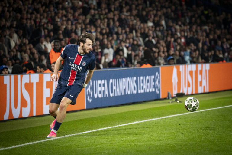 PARIS, FRANCE - MARCH 05: Khvicha Kvaratskhelia of PSG during the UEFA Champions League 2024/25 UEFA Champions League 2024/25 Round of 16 first leg match between Paris Saint-Germain and Liverpool FC at Parc des Princes on March 05, 2025 in Paris, France.//CEZARDGABRIELLE_psgliv_62/Credit:Gabrielle CEZARD/SIPA/2503060246

05.03.2025 PARIS
pilka nozna liga mistrzow
Paris Saint-Germain - Liverpool FC
Foto Gabrielle CEZARD/SIPA / Sipa / PressFocus 
POLAND ONLY!!