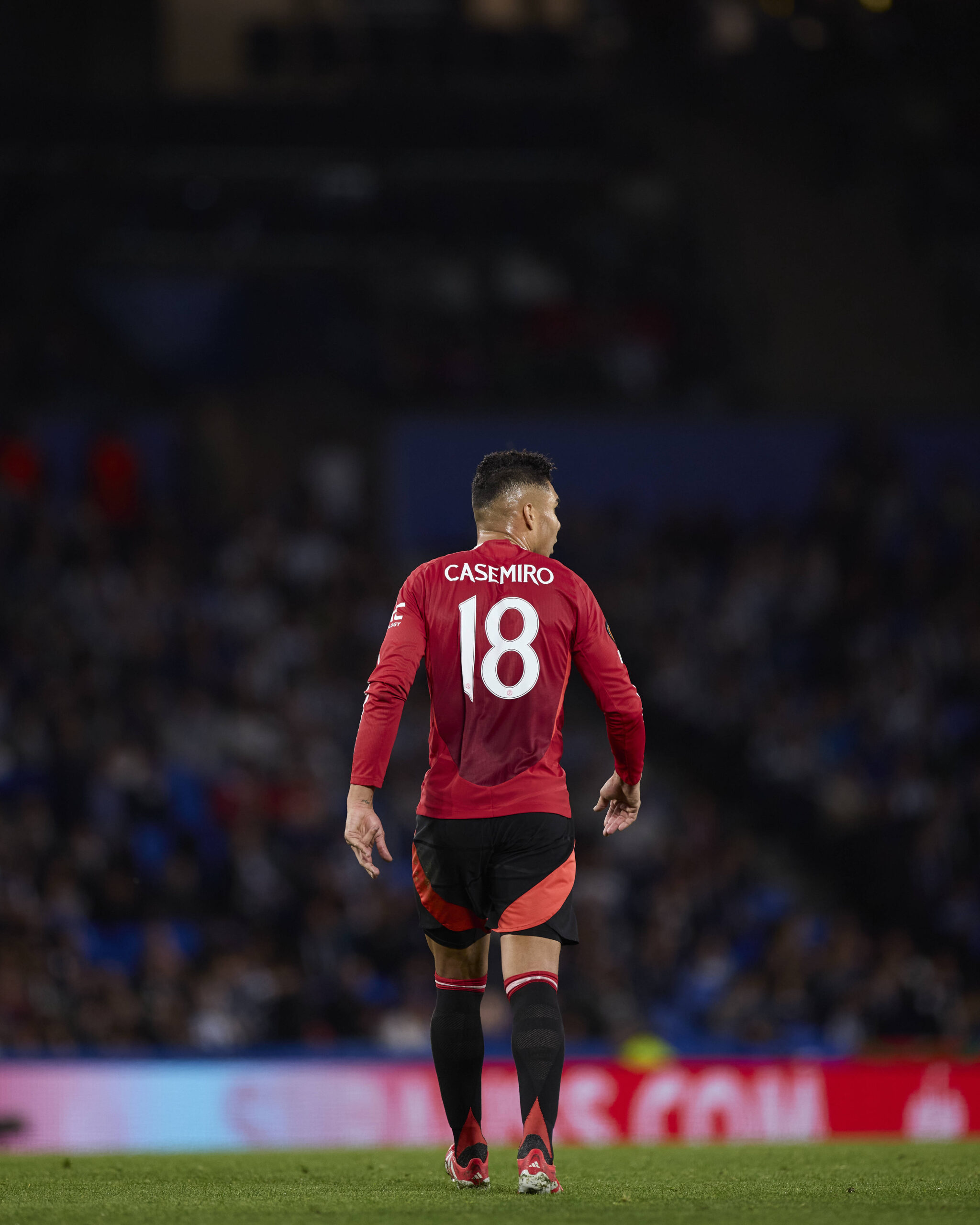 Real Sociedad v Manchester United, ManU - UEFA Europa League 2024/25 Round of 16 First Leg Carlos Henrique Francisco Casemiro of Manchester United looks on during the UEFA Europa League 2024/25 Round of 16 First Leg match between Real Sociedad and Manchester United at Reale Arena on March 6, 2025, in San Sebastian, Spain. San Sebastian Reale Arena Basque Country Spain RL_RSOvMUTD_000144 Copyright: xRicardoxLarreinax
2025.03.06 San Sebastian
pilka nozna , Liga Europy
Real Sociedad San Sebastian - Manchester United
Foto IMAGO/PressFocus

!!! POLAND ONLY !!!