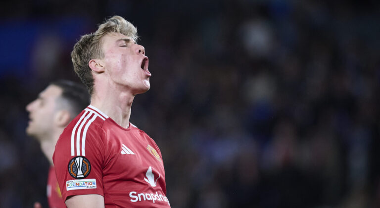 Manchester United’s Rasmus Hojlund rejected during UEFA Europa League 2024/2025 Round of 16 1st leg match. March 6,2025. (ALTERPHOTOS/Jorge Ropero)
2025.03.06 San Sebastian
pilka nozna liga Europy
Real Sociedad - Manchester United
Foto Alter Photos/SIPA USA/PressFocus

!!! POLAND ONLY !!!