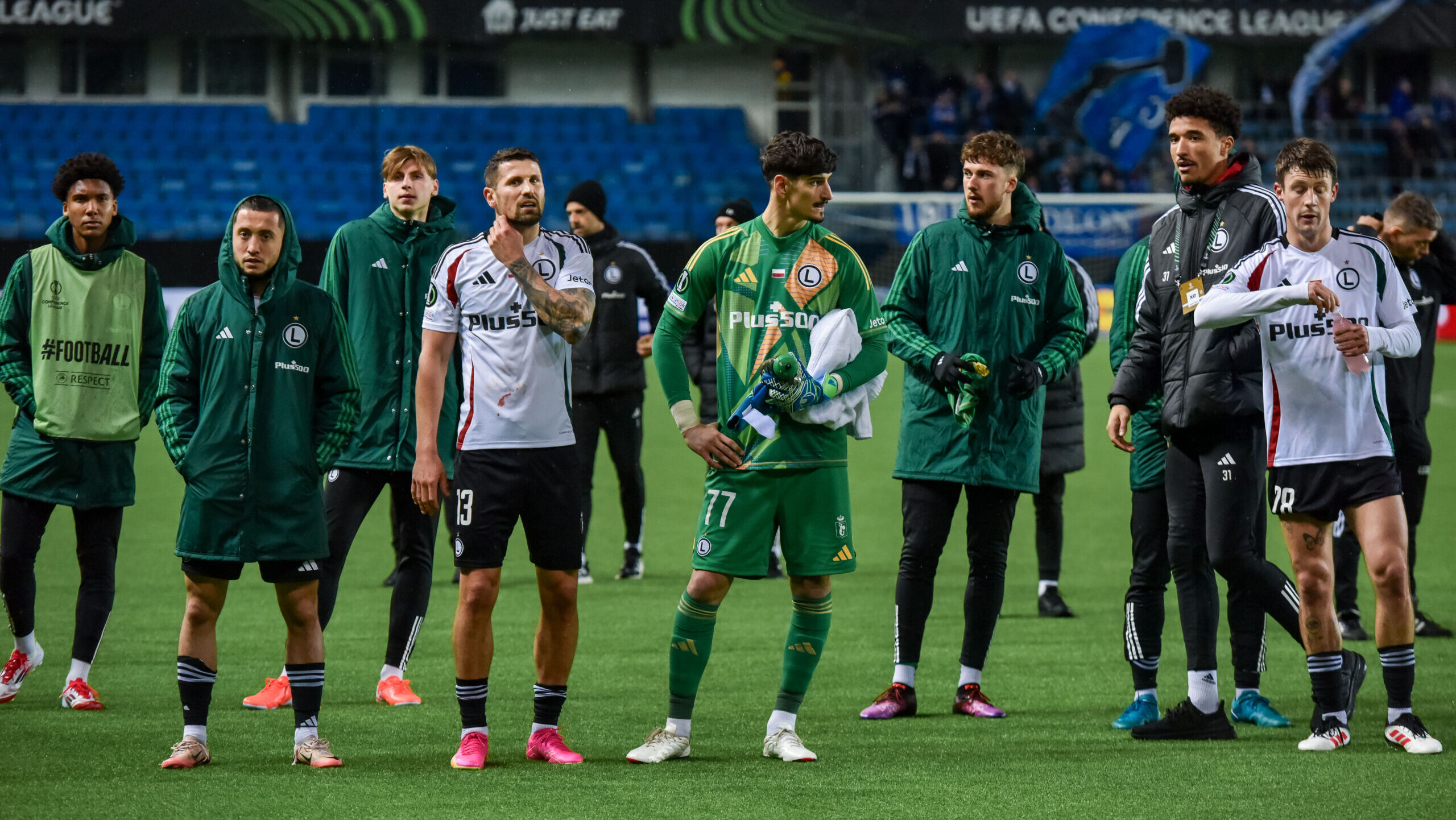2025.03.06 Molde Norwegia
pilka nozna Liga Konferencji UEFA
Molde FK - Legia Warszawa
N/z Pascal Mozie Wahan Biczachczjan Jan Ziolkowski Pawel Wszolek Vladan KOvacevic Kacper Tobiasz Pascal Mozie Marc Gual
Foto Wojciech Dobrzynski / Legionisci.com / PressFocus

2025.03.06 Molde Norway
football UEFA Conference League
Molde FK - Legia Warsaw

Credit: Wojciech Dobrzynski / Legionisci.com / PressFocus