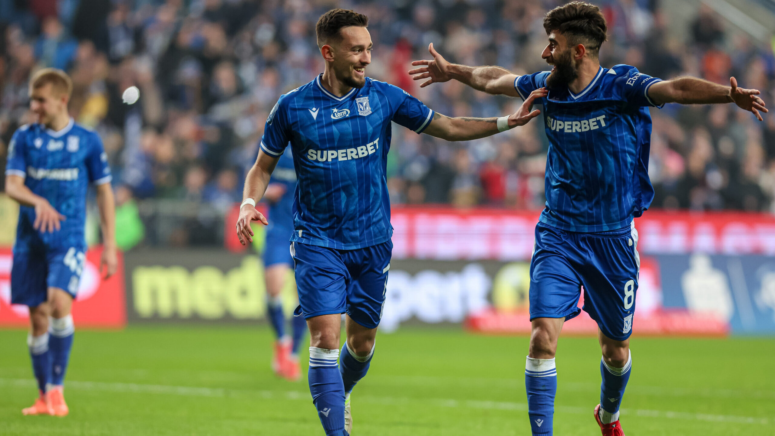 2025.03.08 Poznan
Pilka nozna Ekstraklasa sezon 2024/2025
Lech Poznan - Stal Mielec
N/z Afonso Sousa gol radosc bramka Ali Gholizadeh
Foto Pawel Jaskolka / PressFocus

2025.03.08 Poznan
Football Polish Ekstraklasa season 2024/2025
Lech Poznan - Stal Mielec
Credit: Pawel Jaskolka / PressFocus