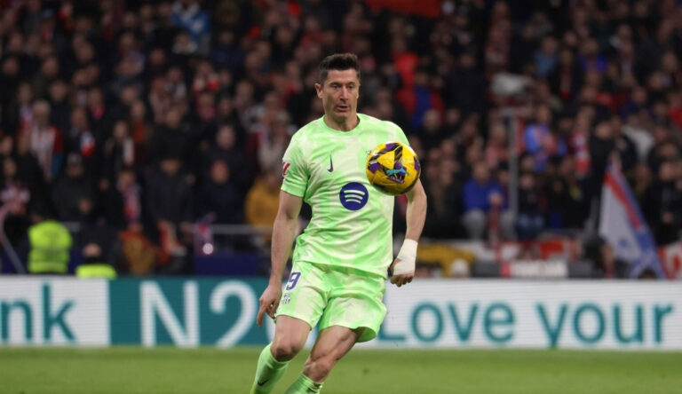 Spain - Atletico de Madrid vs FC Barcelona, Barca - 16/03/2025 SPAIN, MADRID, MARCH 16. Robert Lewandowski of FC Barcelona during the La Liga EA Sports football match between Atletico de Madrid and FC Barcelona at Estadio Civitas Metropolitano on March 16, 2025 in Madrid, Spain. Photo by Manuel Blondeau/ AOP.Press Madrid Civitas Metropolitano Spain Copyright: x ManuelxBlondeau/AOP.Pressx AOP20250316 0073
2025.03.16 Madryt
pilka nozna , liga hiszpanska
Atletico Madryt - FC Barcelona
Foto IMAGO/PressFocus
!!! POLAND ONLY !!!