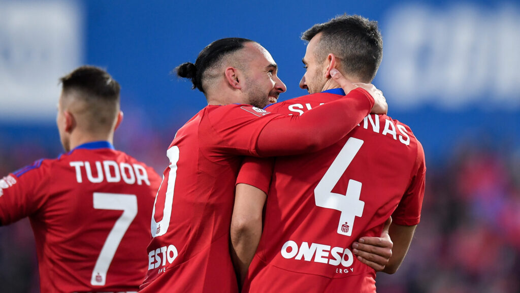 2025.03.16 Czestochowa
Pilka nozna PKO Ekstraklasa sezon 2024/2025
Rakow Czestochowa - Legia Warszawa
N/z Ivan Ivi Lopez Stratos Svarnas radosc gol
Foto Mateusz Sobczak / PressFocus

2025.03.16 Czestochowa
Football Polish League PKO Ekstraklasa season 2024/2025
Rakow Czestochowa - Legia Warszawa
Ivan Ivi Lopez Stratos Svarnas radosc gol
Credit: Mateusz Sobczak / PressFocus
