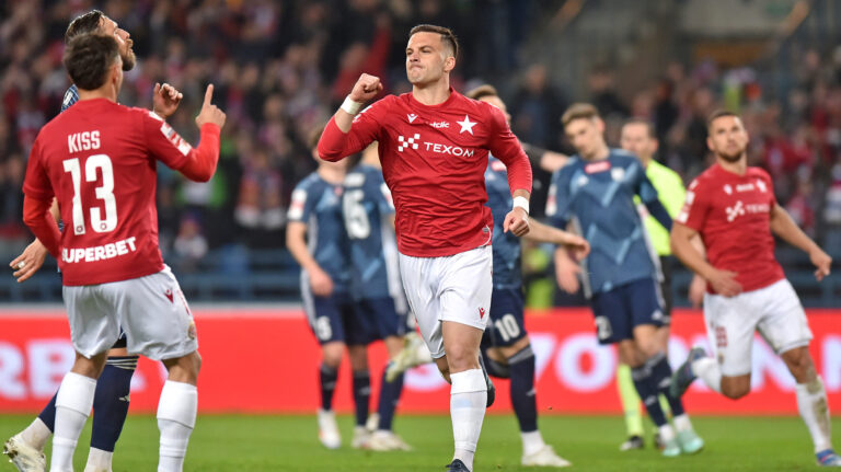 2025.03.28 Krakow
Pilka nozna , Betclic I liga , sezon 2024/25
Wisla Krakow - Kotwica Kolobrzeg
N/z Angel Rodado, radosc po bramce na 2-1, gol, bramka
Foto Krzysztof Porebski / PressFocus

2025.03.28 Krakow
Football , Polish league, second level , 2024/2025 season
Wisla Krakow - Kotwica Kolobrzeg
Angel Rodado, radosc po bramce na 2-1, gol, bramka
Credit: Krzysztof Porebski / PressFocus