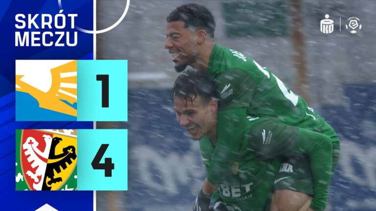 SKRÓT MECZU: Stal Mielec 1:4 Śląsk Wrocław