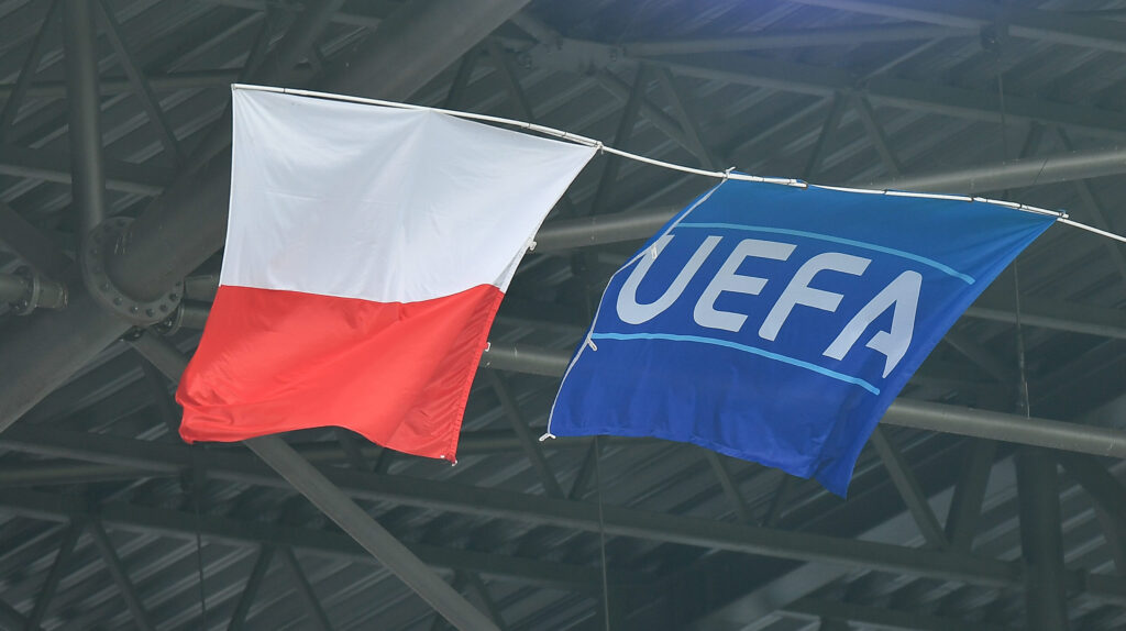 2022.03.29 Zabrze
Pilka nozna Reprezentacja U21 Kwalifikacje do Mistrzostw Europy U21
Polska U21 - Wegry U21
N/z flaga, flagi, bialoczerwone, bialo-czerwoni
Foto Marcin Bulanda / PressFocus

2022.03.29 Zabrze
Football European Under-21 Championship 2023 Qualifying Round
Polska U21 - Wegry U21
flaga, flagi, bialoczerwone, bialo-czerwoni
Credit: Marcin Bulanda / PressFocus