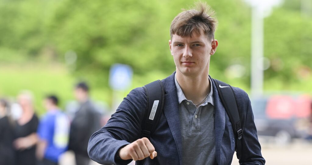 ARNHEM, 14-05-2023, GelreDome, Dutch Eredivisie Football, season 2022 / 2023, Vitesse - Cambuur, Vitesse player Bartosz Bialek (Photo by Pro Shots/Sipa USA)
2023.05.14 Arnhem
pilka nozna liga holenderska
Vitesse - Cambuur
Foto Pro Shots/SIPA USA/PressFocus

!!! POLAND ONLY !!!