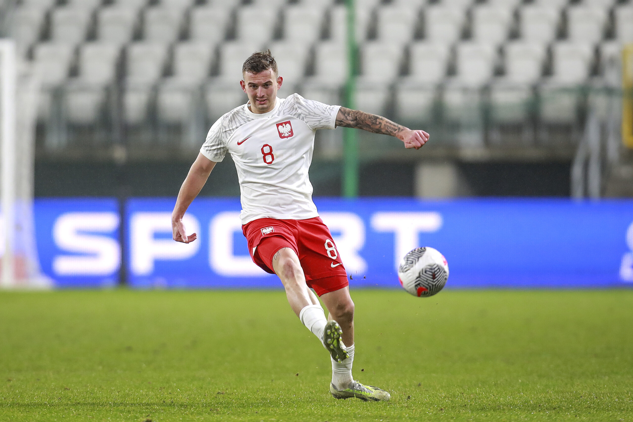2023.11.17 LODZ STADION MIEJSKI ALEJA UNII
MECZ PILKA NOZNA U21 REPREZENTACJA POLSKI ELIMINACJE MISTRZOSTW EUROPY
POLSKA vs IZRAEL
N/Z KACPER KOZLOWSKI 
Foto Artur Kraszewski / APPA / PressFocus