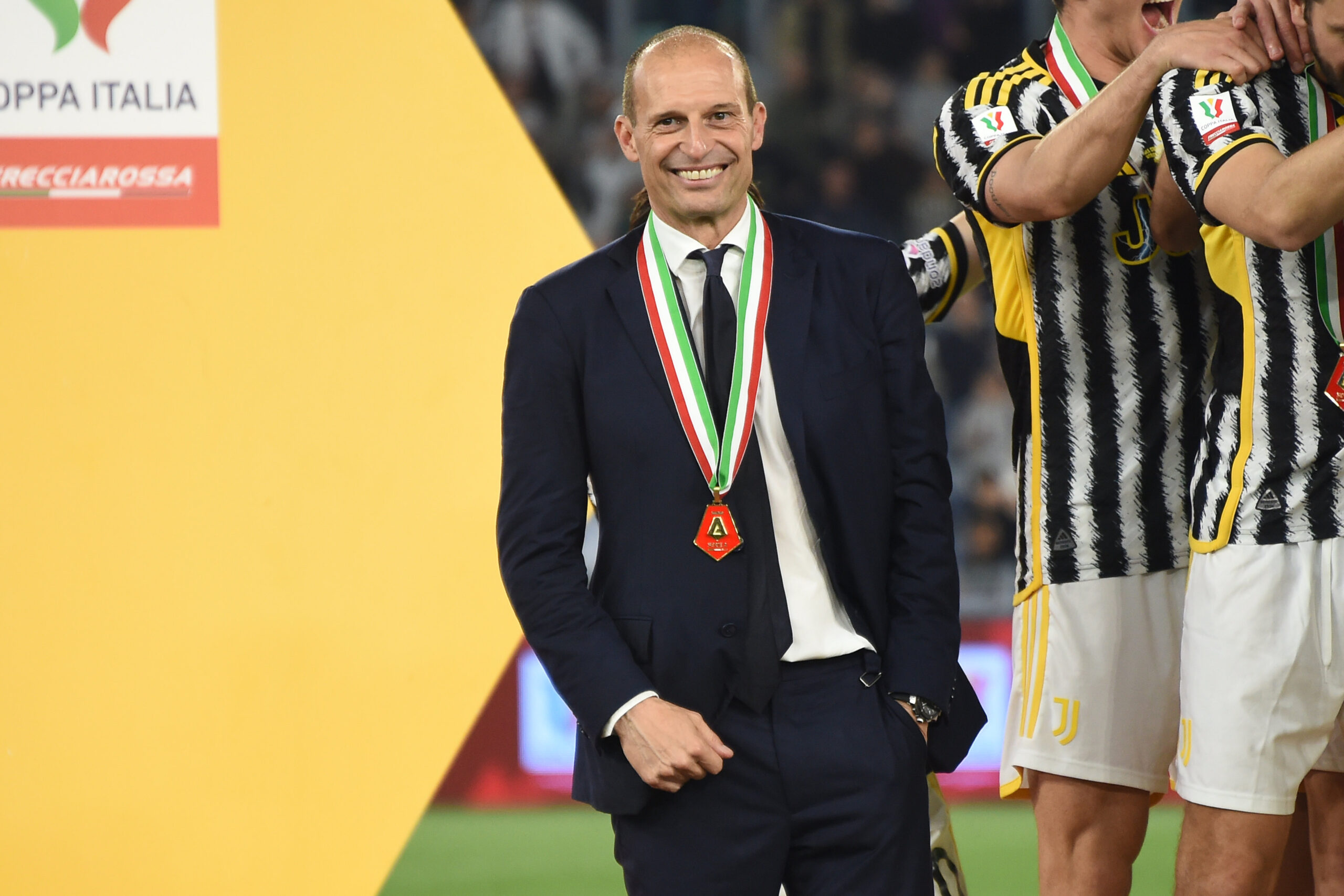 Juventus trainer Massimiliano Allegri during the Italy cup final match between Atalanta v Juventus at Olympic stadium, Italy, May 15th, 2024.
Mattia Vian during Final - Juventus FC vs Atalanta BC, Italian football Coppa Italia match in Rome, Italy, May 15 2024 (Photo by Mattia Vian/IPA Sport / ipa-agen/IPA/Sipa USA)
2024.05.15 Rzym
pilka nozna , Puchar Wloch , final
Atalanta Bergamo - Juventus Turyn
Foto Mattia Vian/IPA Sport/ipa-agency.net/SIPA USA/PressFocus
!!! POLAND ONLY !!!