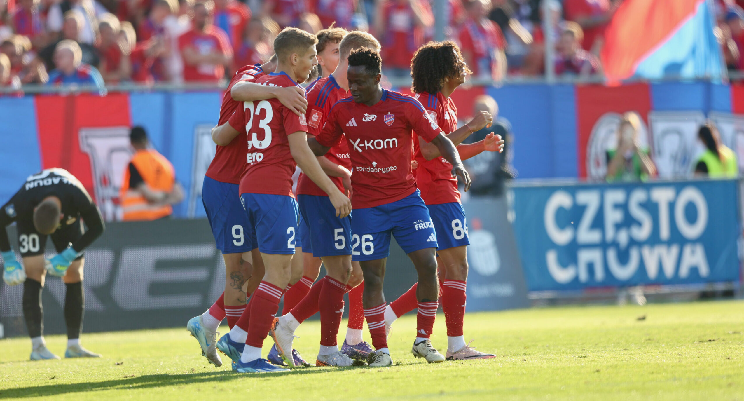 2024.09.22 Czestochowa
pilka nozna PKO Ekstraklasa sezon 2024/2025
Rakow Czestochowa - Zaglebie Lubin  
N/z  Fran Tudor , Erick Otieno 
Foto Grzegorz Misiak / PressFocus

2024.09.22 Czestochowa
Football - Polish PKO Ekstraklasa season 2024/2025
Rakow Czestochowa - Zaglebie Lubin 
Fran Tudor , Erick Otieno
Credit: Grzegorz Misiak / PressFocus