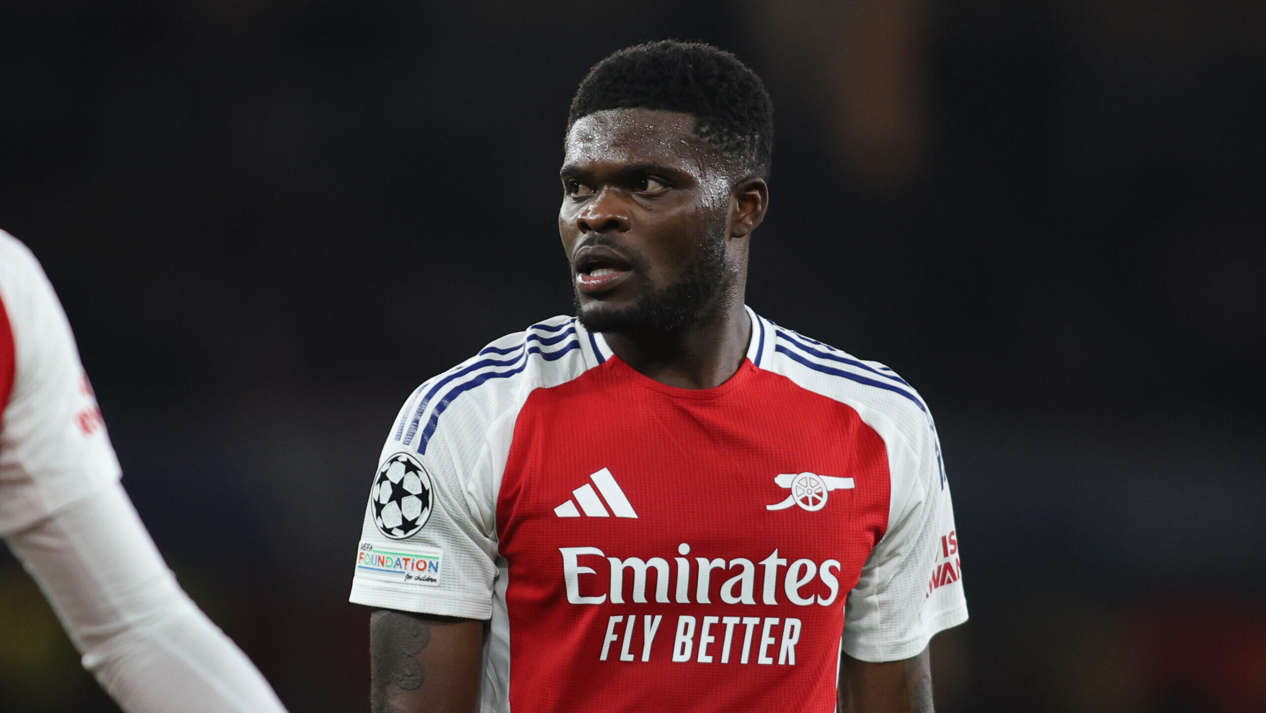 London, England, October 22nd 2024: Thomas Partey (5 Arsenal) during the UEFA Champions League game between Arsenal and Shakhtar Donetsk at Emirates Stadium in London, England  (Alexander Canillas/SPP) (Photo by Alexander Canillas/SPP/Sipa USA)
2024.10.22 Londyn
pilka nozna liga mistrzow
Arsenal - Szachtar Donieck
Foto SPP/SIPA USA/PressFocus

!!! POLAND ONLY !!!