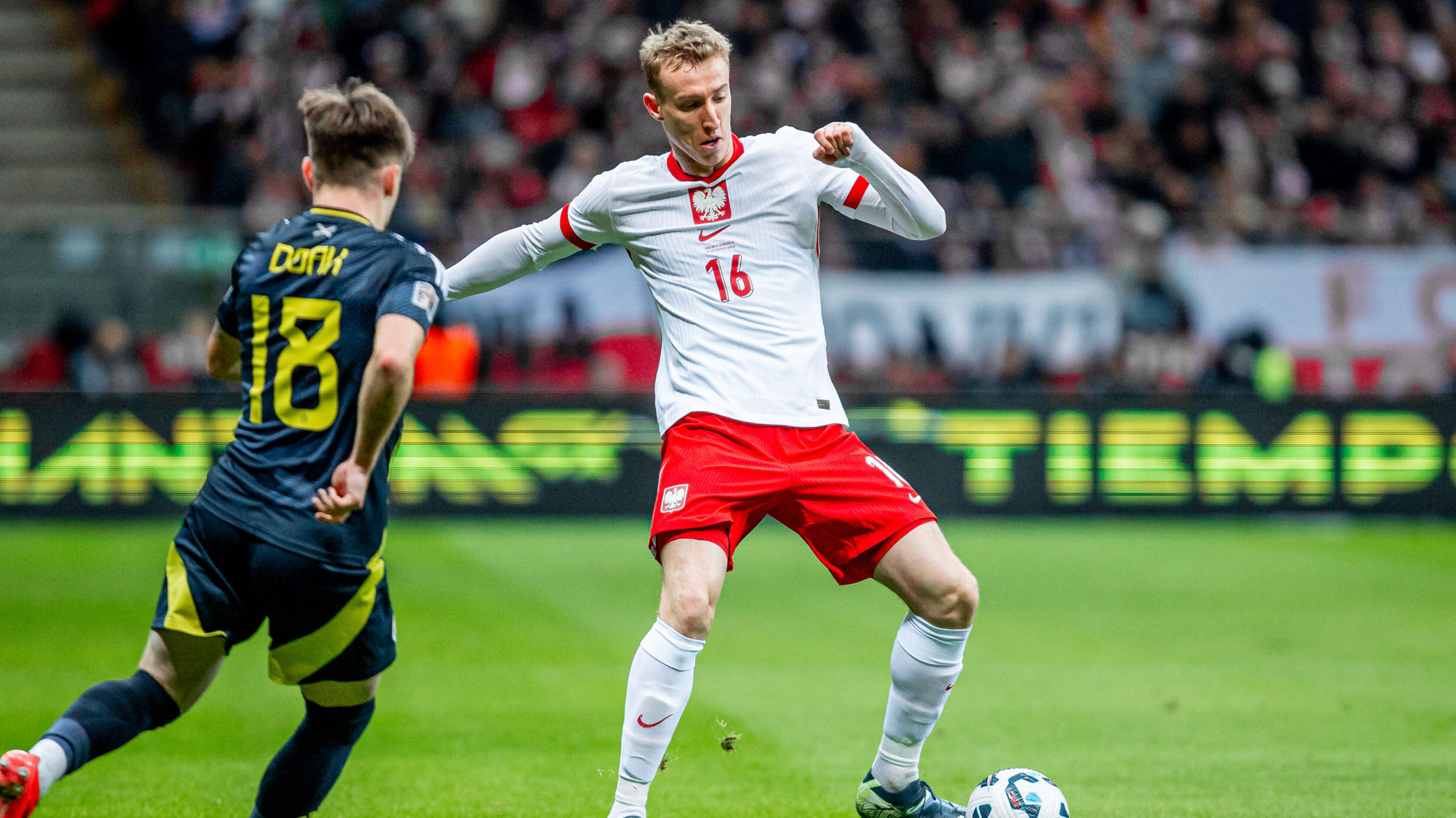 2024.11.18 Warszawa
pilka nozna UEFA Liga Narodow
Polska - Szkocja
N/z Adam Buksa
Foto Mateusz Porzucek PressFocus
2024.11.18 Warszawa
Football - UEFA Nations League Warsaw Poland Scotland
Polska - Szkocja
Adam Buksa
Credit: Mateusz Porzucek PressFocus