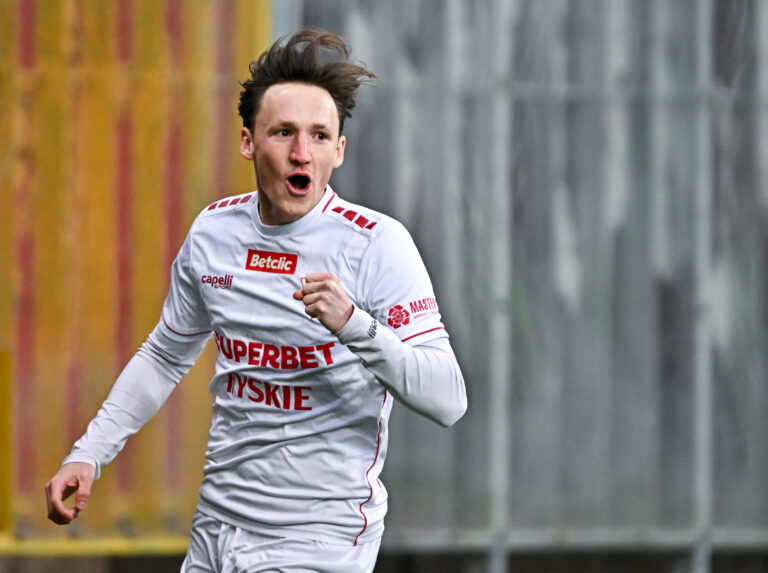 2025.03.01 Tychy
Pilka nozna Betclic 1 Liga sezon 2024/2025
Odra Opole - GKS Tychy
N/z Bramka gol radosc Julius Ertlthaler
Foto Lukasz Sobala / PressFocus

2025.03.01 Tychy
Football Polish First League season 2024/2025
Odra Opole - GKS Tychy
Bramka gol radosc Julius Ertlthaler
Credit: Lukasz Sobala / PressFocus