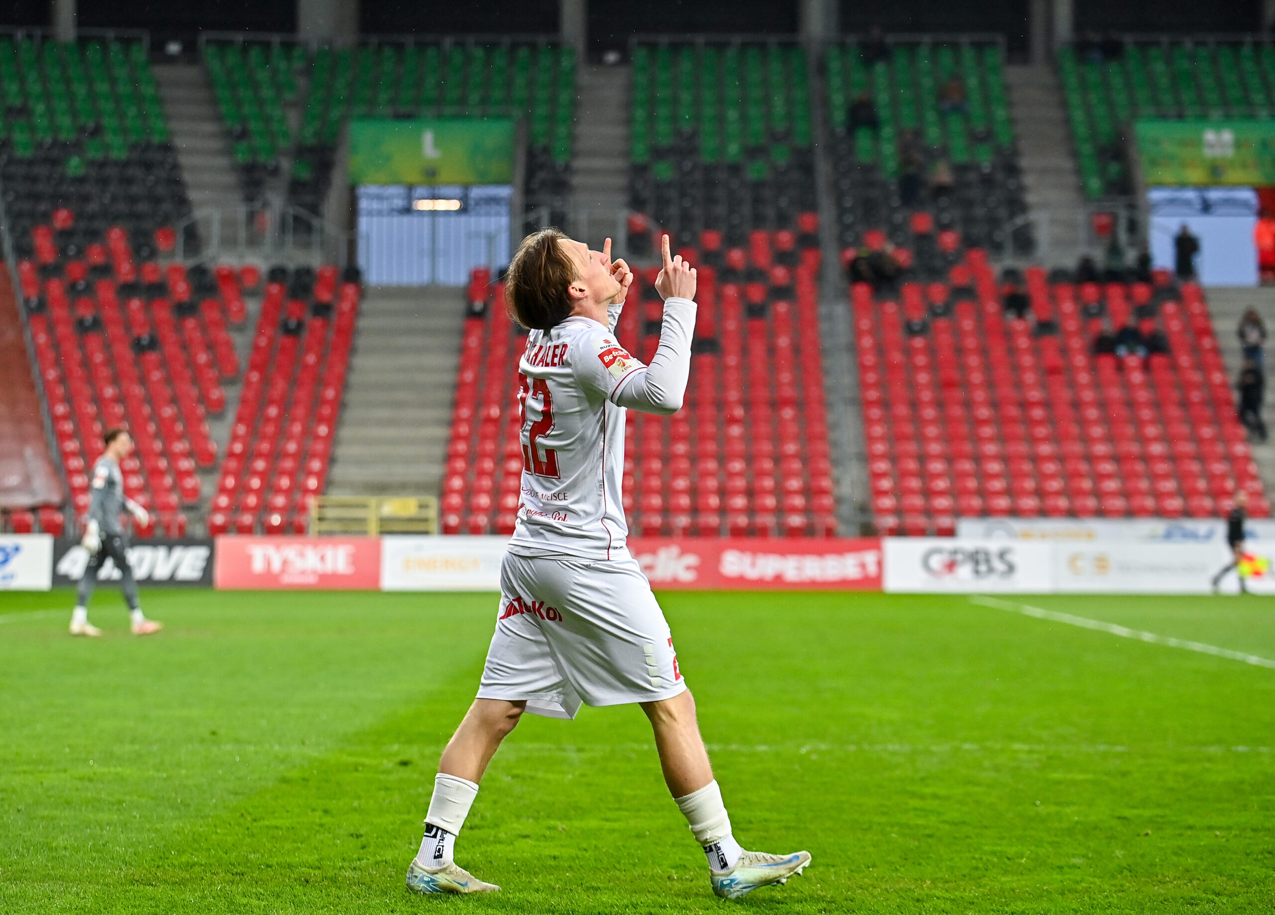 2025.03.01 Tychy
Pilka nozna Betclic 1 Liga sezon 2024/2025
Odra Opole - GKS Tychy
N/z Bramka gol radosc Julius Ertlthaler
Foto Lukasz Sobala / PressFocus

2025.03.01 Tychy
Football Polish First League season 2024/2025
Odra Opole - GKS Tychy
Bramka gol radosc Julius Ertlthaler
Credit: Lukasz Sobala / PressFocus