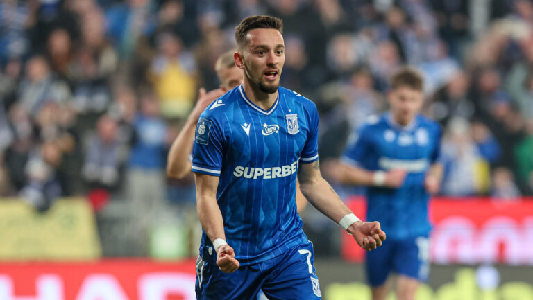 2025.03.08 Poznan
Pilka nozna Ekstraklasa sezon 2024/2025
Lech Poznan - Stal Mielec
N/z Afonso Sousa gol radosc bramka
Foto Pawel Jaskolka / PressFocus

2025.03.08 Poznan
Football Polish Ekstraklasa season 2024/2025
Lech Poznan - Stal Mielec
Credit: Pawel Jaskolka / PressFocus
