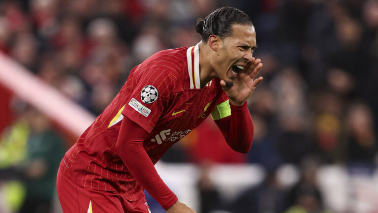 Liverpool FC v Paris Saint-Germain F.C Virgil van Dijk of Liverpool shows a look of frustration during the Liverpool FC v Paris Saint-Germain F.C UEFA Champions League, Round of 16, 2nd Leg match at Anfield, Liverpool, England, United Kingdom on 11 March 2025 Credit: Jake Kirkman/Every Second Media Editorial use only. All images are copyright Every Second Media Limited. No images may be reproduced without prior permission. Copyright: xIMAGO/EveryxSecondxMediax ESM-1361-0064 JakexKirkmanx/xEveryxSecondxMedix
2025.03.11 Liverpool
pilka nozna , liga mistrzow
FC Liverpool - Paris Saint-Germain
Foto IMAGO/PressFocus

!!! POLAND ONLY !!!